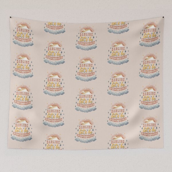 Item preview, Darling, Let’s be Adventurers | Travel | Romantic Design | Wanderlust designed and sold by Artsyalison.