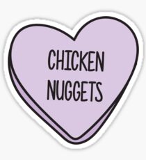 chicken nugget love Sticker