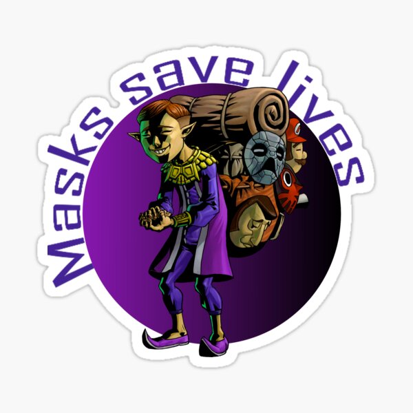 Item preview, Happy mask man saves lives designed and sold by AshlGandy.
