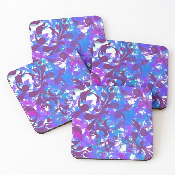 Item preview, pink, purple, blue pattern designed and sold by oforshaw5.