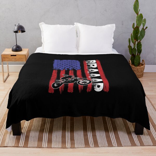 Item preview, Dirt Bike Girl USA Flag American Female Motor Cross Motor Bike Sport Off Road BRAAAP designed and sold by Rabbitti.