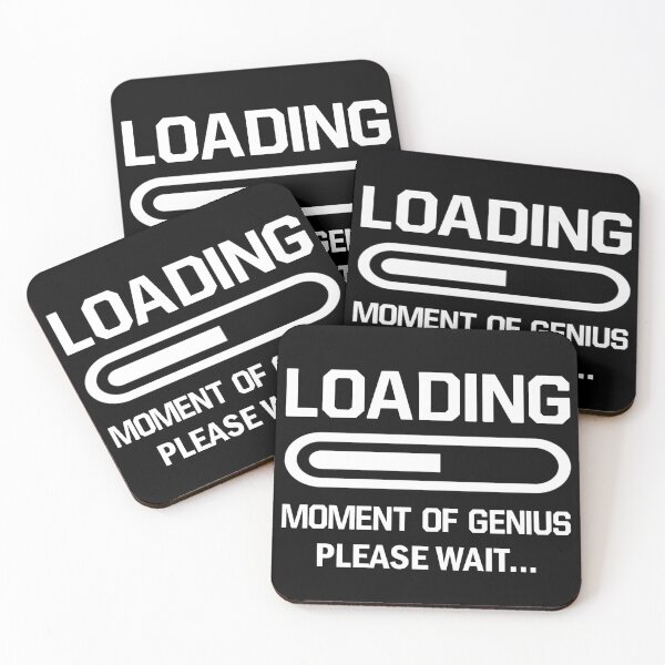 Item preview, Loading moment of genius please wait designed and sold by printrendstore.