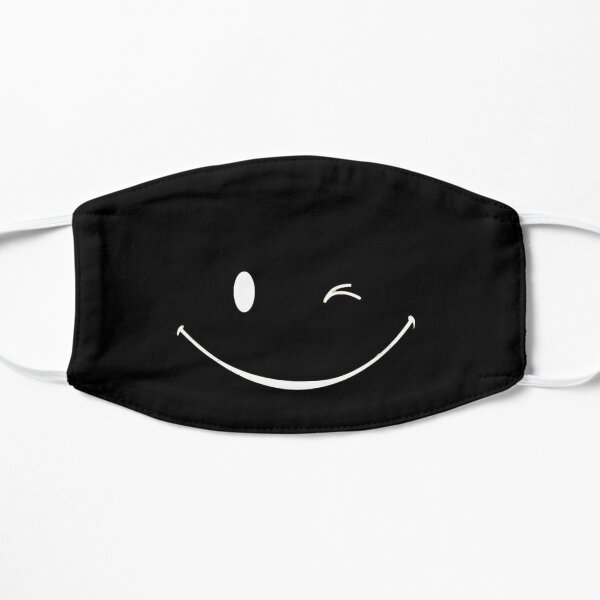 NEW DAY with a smile, start your day with big smile Flat Mask