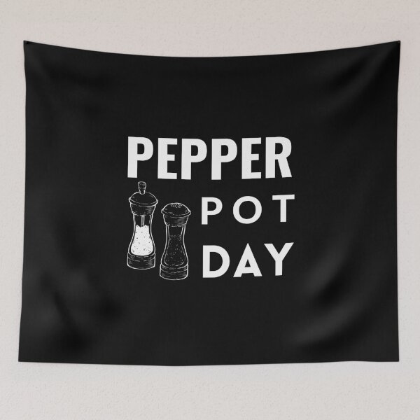 Item preview, Pepper Pot Day, funny pepper pot design designed and sold by Abstract-Shop-0.