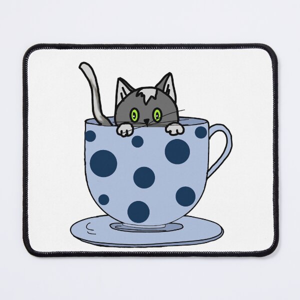 Item preview, Cat in a tea-cup designed and sold by Oceanwaves-06.