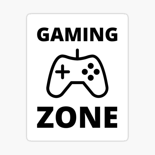 "GAMING ZONE Controller" Sticker by Anxatzi Redbubble