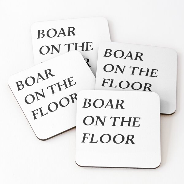 Item preview, Boar on the floor transparent succession qoute designed and sold by Badmoviesrus.