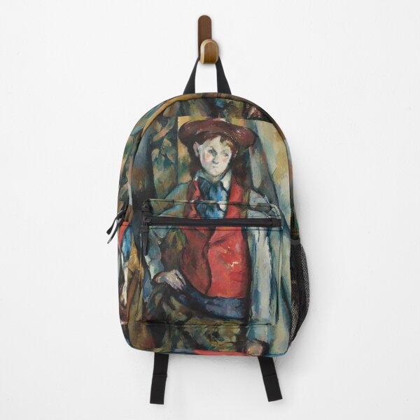 Aperçu de l'œuvre Garçon au gilet rouge (vers 1888-1890) par Paul Cézanne. Art original créée et vendue par WeGotThat.