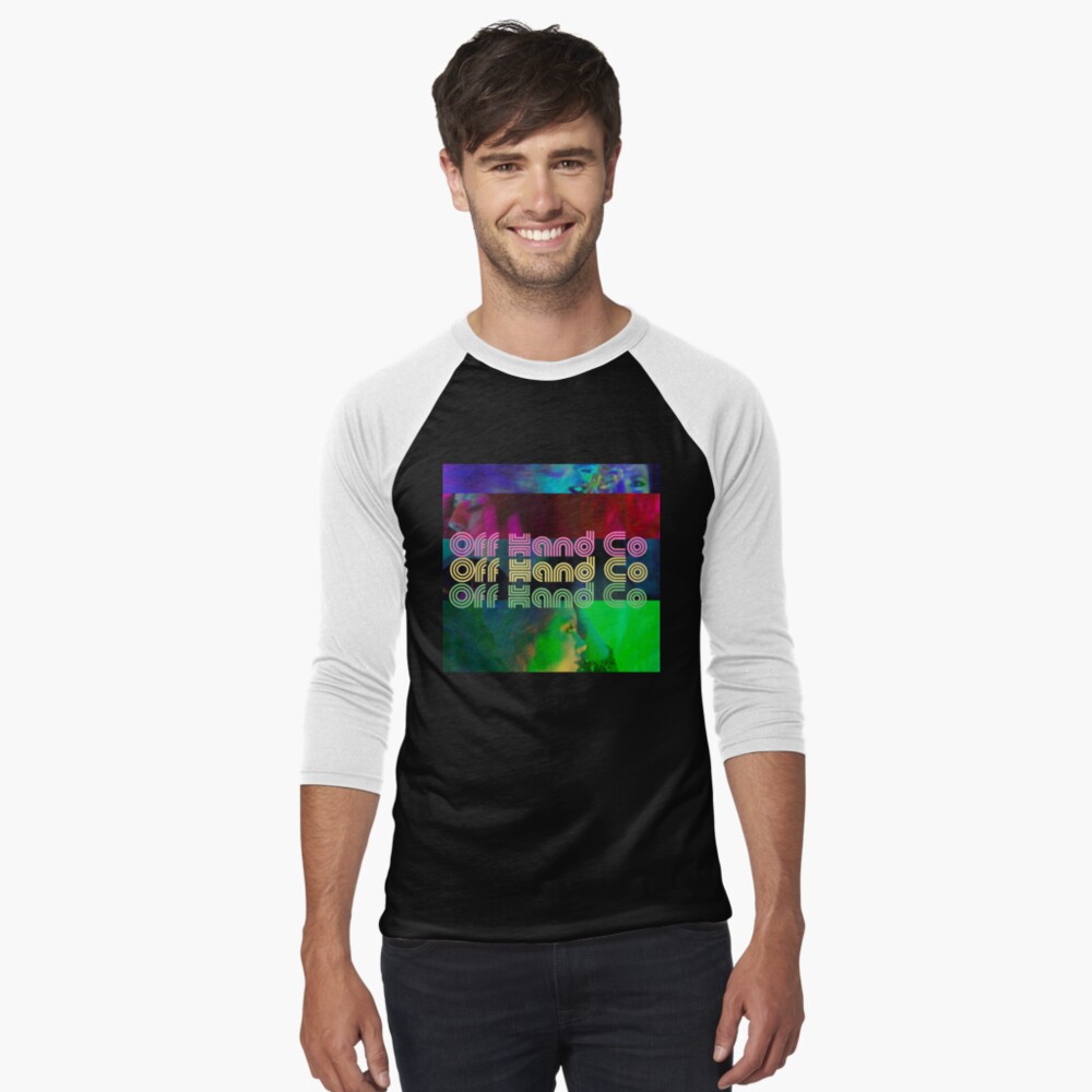 Item preview, Baseball ¾ Sleeve T-Shirt designed and sold by offhandco.