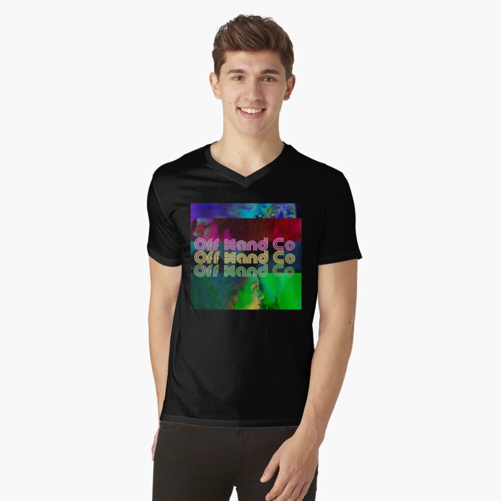 Item preview, V-Neck T-Shirt designed and sold by offhandco.