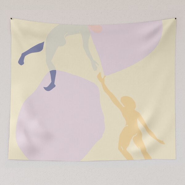Item preview, The encounter of beauty #modernart #illustration designed and sold by MerleCallesen.