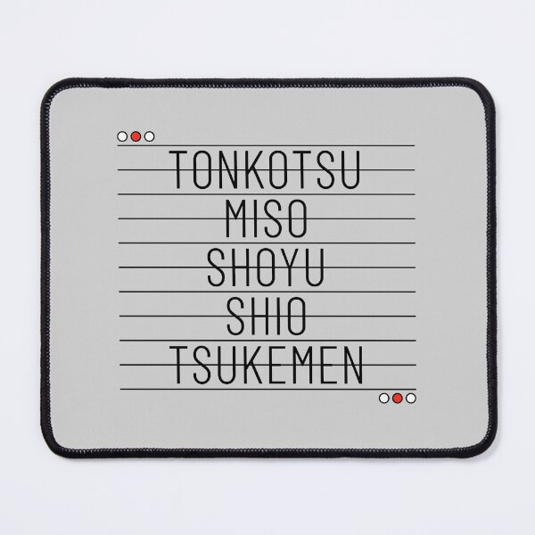 Item preview, Tonkotsu, Miso, Shoyu, Shio, Tsukemen - I Love Ramen designed and sold by ClickForMore.