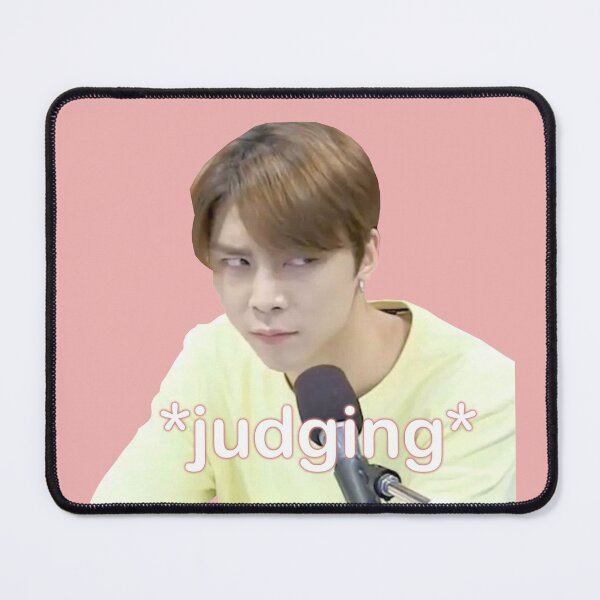 Item preview, NCT Johnny judging meme designed and sold by LunarKatShop.