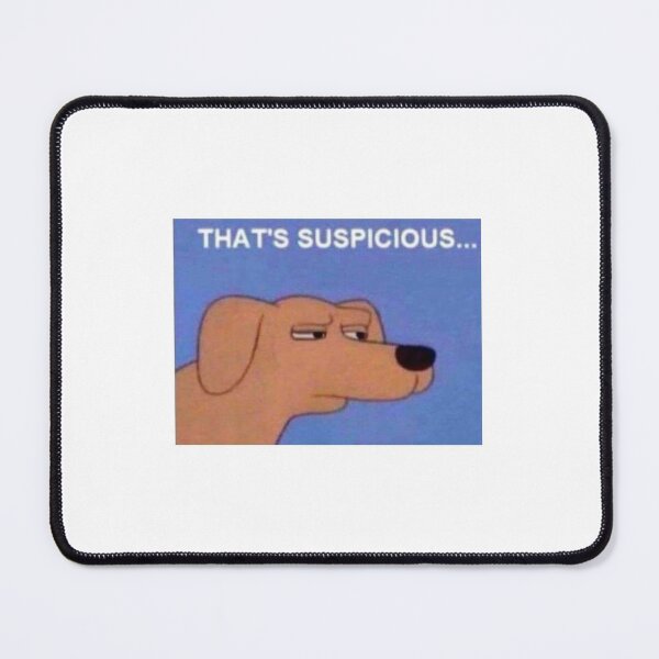 Sus (suspicious) pixel funny meme' Mouse Pad
