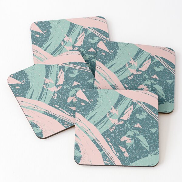 Item preview, Harbor Blue, Cascade & Gossamer Pink designed and sold by Kettukas.