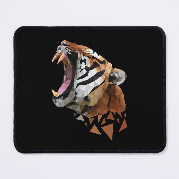 Item preview, Tiger Roar | Low Poly Art designed and sold by Printend _.