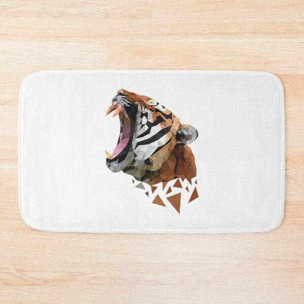 Item preview, Tiger Roar | Low Poly Art designed and sold by Printend _.