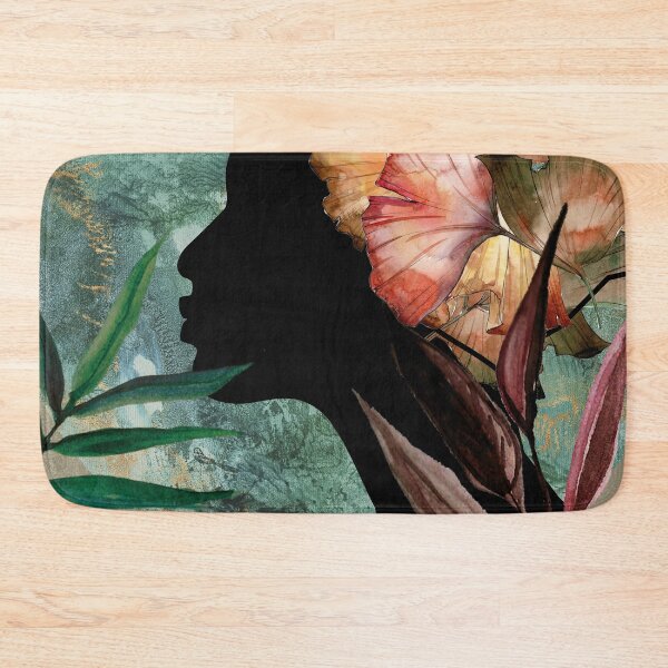 Artikelvorschau, Modern Abstract Tropical Girl #modernart #colourful entworfen und verkauft von MerleCallesen.