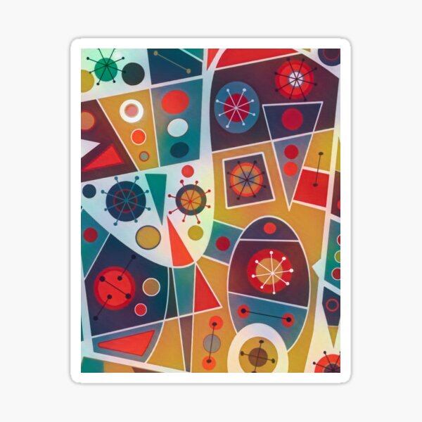 Mid-Century Modern No. 19 Sticker