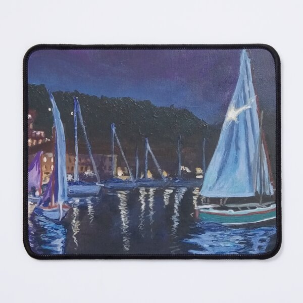 Item preview, BOATS SAILING IN THE NIGHT  designed and sold by IvanaKada.