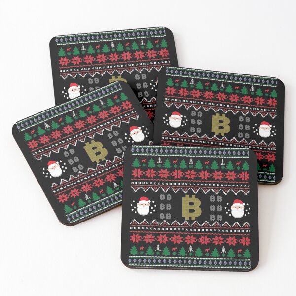 Item preview, Bitcoin Christmas Ugly designed and sold by TekknoOutfits.