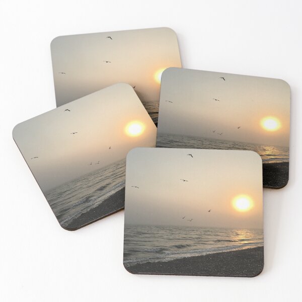 Item preview, Seagulls in the setting sun designed and sold by Ginette Jalbert.