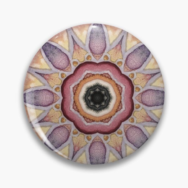 Artikelvorschau, Herbst-Sonnenuntergang-Starburst-Mandala entworfen und verkauft von KelleyPounds.