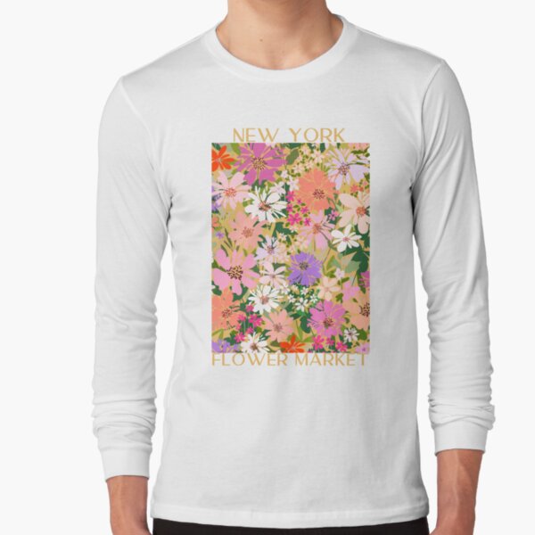 New York Market Long Sleeve T-Shirt