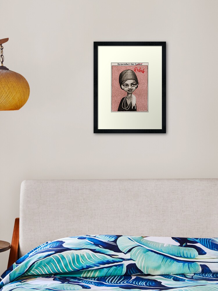 Thumbnail 1 of 7, Framed Art Print, Remember the Ladies - The Fabulous Josephine Baker designed and sold by 3WishStudios.