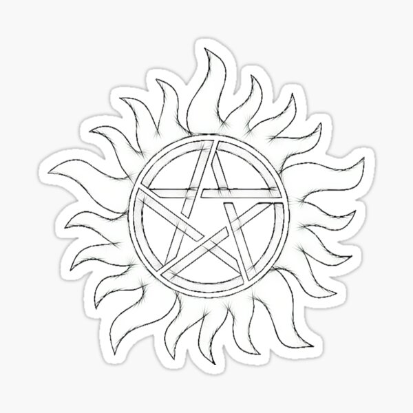 Supernatural Anti Possession vinyl sticker decal laptop ipad car window  Tattoo  eBay