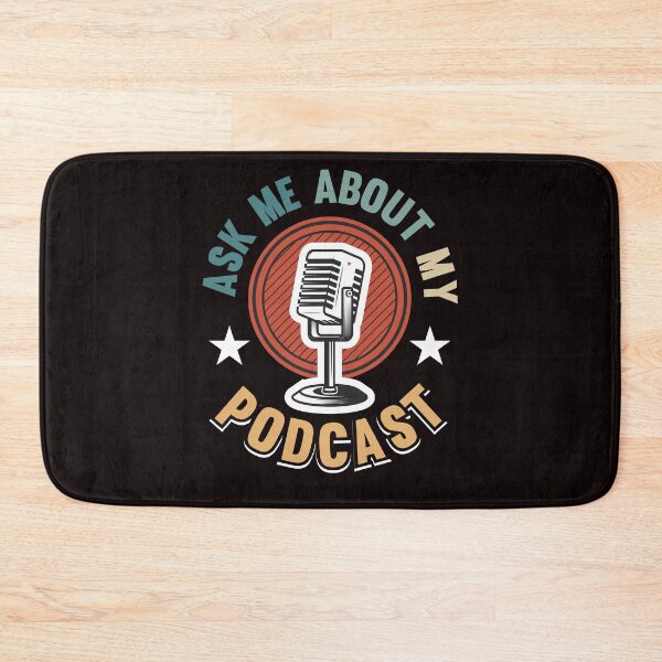 Item preview, Ask Me About My Podcast Funny Podcast Host designed and sold by MagicSD Designs.