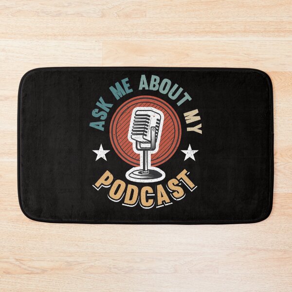 Item preview, Ask Me About My Podcast Funny Podcast Host designed and sold by MagicSD Designs.