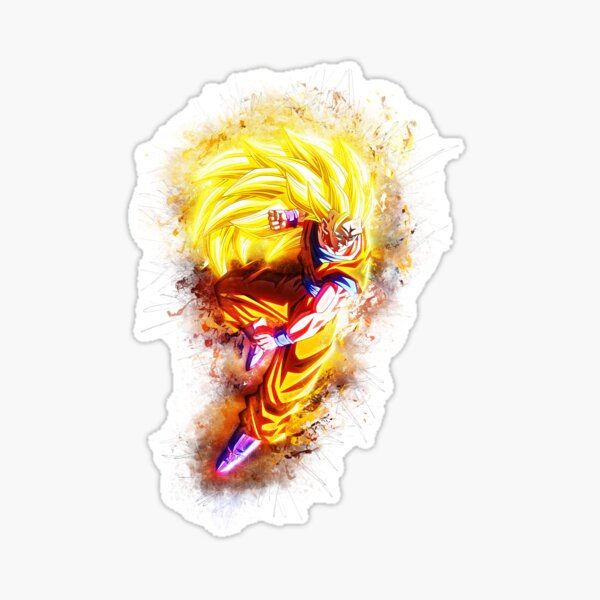 Goku Funny Stickers Redbubble - roblox goku super saiyan blue and kaioken script