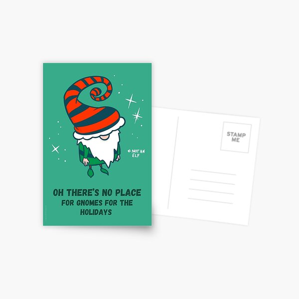 Gnome Sweet Gnome  Postcard