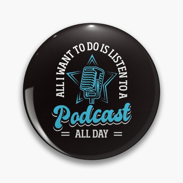 Item preview, All I Want To Do Is Listen To Podcast All Day Funny Podcast Host designed and sold by MagicSD Designs.