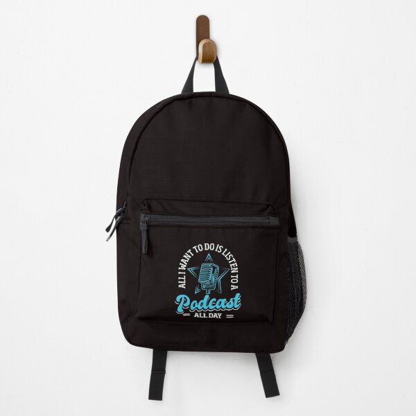 Item preview, All I Want To Do Is Listen To Podcast All Day Funny Podcast Host designed and sold by MagicSD Designs.