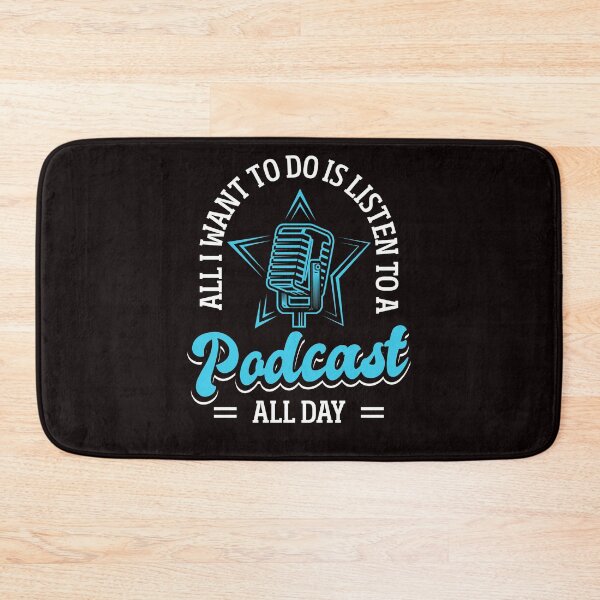 Item preview, All I Want To Do Is Listen To Podcast All Day Funny Podcast Host designed and sold by MagicSD Designs.