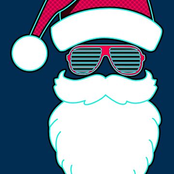 Artwork thumbnail, 80s Santa Claus vector art by Retroperks
