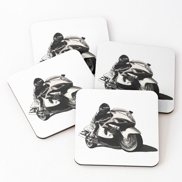 Item preview, black and white Motorbike drawing designed and sold by KaisPrints.