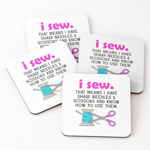 Item preview, Funny sewing pun design designed and sold by gumdrop-go.