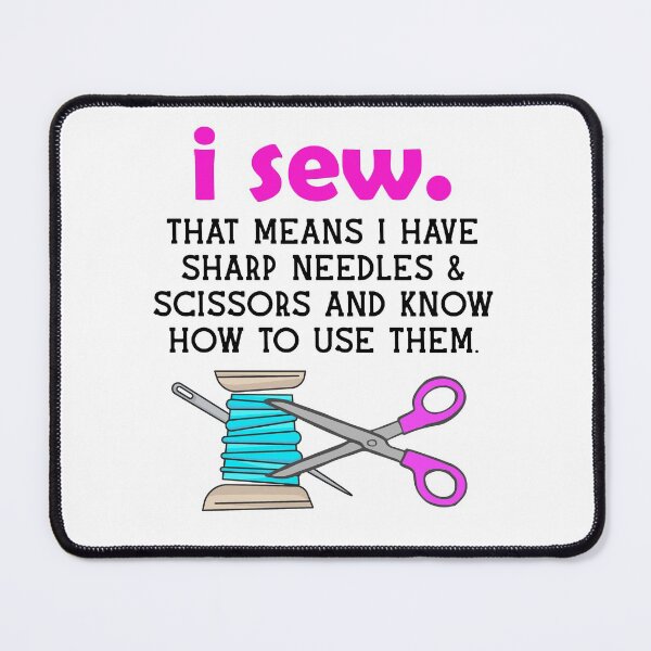 Item preview, Funny sewing pun design designed and sold by gumdrop-go.