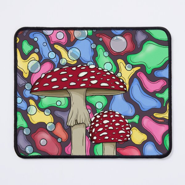 Item preview, Psychedelic Toadstool Mushroom Duo designed and sold by DottirMcQueen.