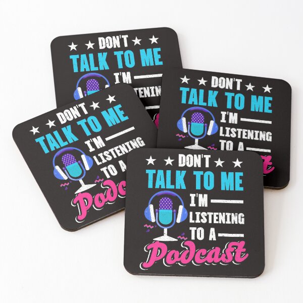 Item preview, Don't Talk To Me I'm Listening To A Podcast Funny Podcast Host designed and sold by MagicSD Designs.