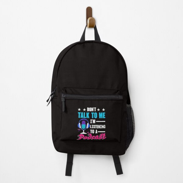 Item preview, Don't Talk To Me I'm Listening To A Podcast Funny Podcast Host designed and sold by MagicSD Designs.