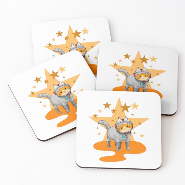 Item preview, Space Cat, Astronaut Cat, Cute Brilliant Cat designed and sold by DearSunny.