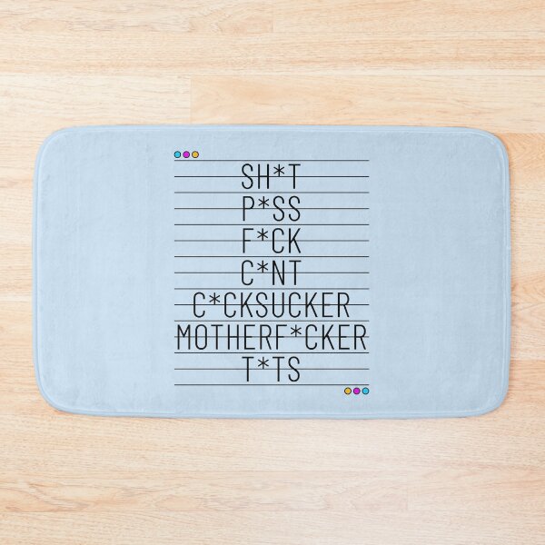 Item preview, Cuss Words You Can't Say On Television - Swear Words designed and sold by ClickForMore.