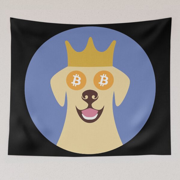 Item preview, Bitcoin Dog Eyes designed and sold by GraffitiSoup.