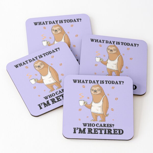 Item preview, Sloth I'M Retired   designed and sold by TowTowStudio.