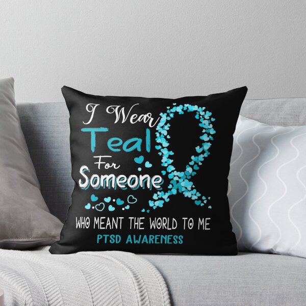 Item preview, I Wear Teal For PTSD Awareness designed and sold by Tadmab.