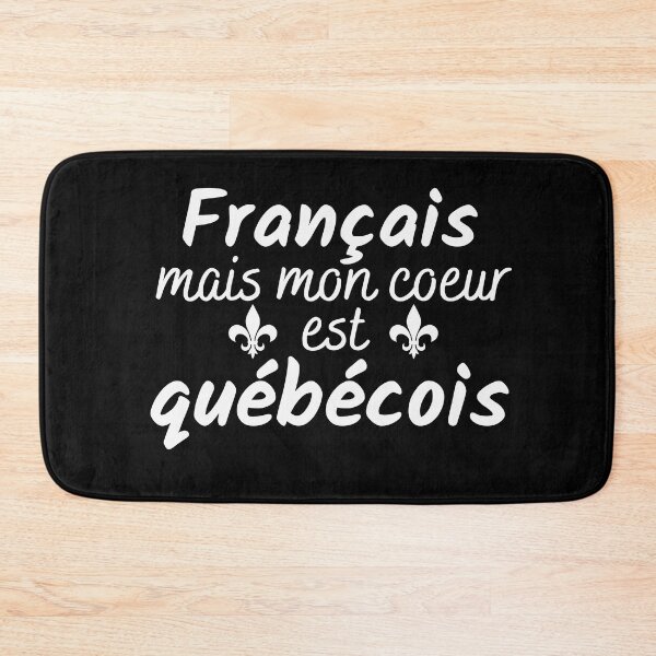 Item preview, French, but my heart is from Quebec designed and sold by Smileycreation.